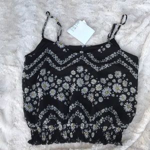 Crop top , love fire